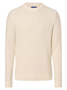 Jack & Jones Sweter - JORBrody Mężczyźni Bawełna biały jednolity, L - Swetry męskie - miniaturka - grafika 1