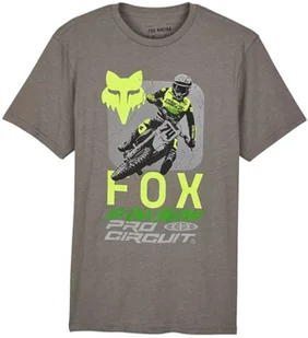 t-shirt FOX (PRO CIRCUIT) PREMIUM TEE Heather Graphite Grey - Koszulki męskie - miniaturka - grafika 1