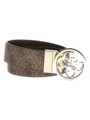 Paski - Guess Pasek w kolorze brązowo-beżowym - miniaturka - grafika 1