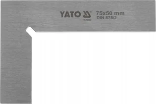 YATO KĄTOWNIK ŚLUSARSKI 75x50mm KL.II - Inne urządzenia pomiarowe - miniaturka - grafika 1
