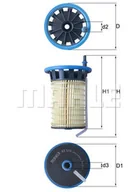 Filtry paliwa - Filtr paliwa Mahle KX 515 - miniaturka - grafika 1