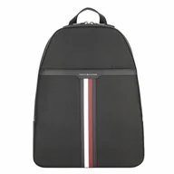 Torby na laptopy - Tommy Hilfiger TH Coated Canvas Plecak Komora na laptopa black - miniaturka - grafika 1