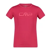 Koszulki dla dziewczynek - CMP 39T5675P_B880_140 Koszulka dziewczęca PIQUET140 - miniaturka - grafika 1