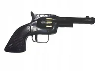 Zabawki militarne - Rewollwer korkowiec PRL metal jednostrzałowy - miniaturka - grafika 1