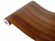 Tapety - Okleina Meblowa Drewnopodobna Nowoczesny Orzech Na Regał Meble Blat 45x200 - miniaturka - grafika 1