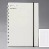 Szkolne artykuły papiernicze - Zeszyt Notes Planner Kratka Na Spirali A4 80 Kartkowy - miniaturka - grafika 1