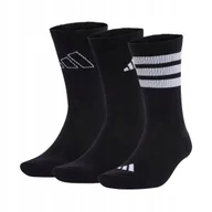 Skarpetki męskie - Skarpety adidas Logo 3 Pairs czarne JI6315 34-36 - miniaturka - grafika 1