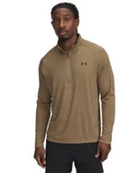 Bluzy męskie - BLUZA MĘSKA SPORTOWA UNDER ARMOUR Tech Textured 1/2 Zip MD - miniaturka - grafika 1