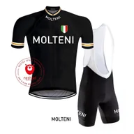 Koszulki rowerowe - Camisola de ciclismo retro Molteni Preto - RedTed - miniaturka - grafika 1