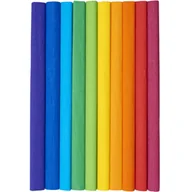 Szkolne artykuły papiernicze - Top-2000 Bibuła marszczona Creatinio 50x200 mix tęczowy komplet 10 sztuk 400153931 TOP-2000 400153931 - miniaturka - grafika 1