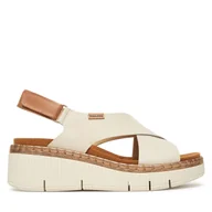 Sandały damskie - Sandały Pikolinos Gomera W0K-0606C1 Biały - miniaturka - grafika 1