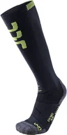 Skarpety termoaktywne - UYN Evo Race Skarpety narciarskie Mężczyźni, anthracite/green lime EU 39/41 2020 Skarpetki narciarskie S100034-G729-39/41 - miniaturka - grafika 1