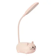 Lampy stojące - Lampka LED Kitty różowa - miniaturka - grafika 1