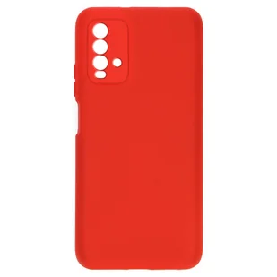 Obudowa tylna Xiaomi Redmi 9T Semi-Rigid Silicone Soft-Touch Finish czerwona - Etui i futerały do telefonów - miniaturka - grafika 1