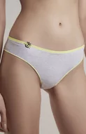 Majtki damskie - Bawełniane figi tanga Bee happy RP6111, Kolor szaro-żółty, Rozmiar M, Conte - Primodo.com - miniaturka - grafika 1