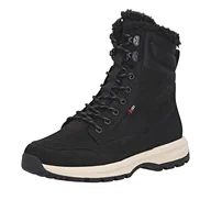 Półbuty męskie - Rieker Męskie buty sznurowane U1672, czarne, 46 EU, czarny, 46 EU - miniaturka - grafika 1