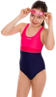 Stroje kąpielowe - Aqua-Speed Kostium kąpielowy Emily różowy r. 164 cm 4111-43 - miniaturka - grafika 1
