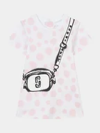 Sukienki i spódniczki dla dziewczynek - Marc Jacobs Sukienka codzienna W60146 M Écru Regular Fit - miniaturka - grafika 1
