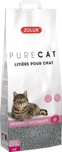 Zolux Żwirek PURECAT mineralny pochłaniający perfumowany 20L - Żwirek dla kotów - miniaturka - grafika 1