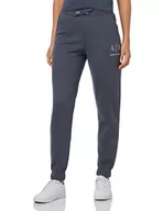 Spodnie damskie - Armani Exchange Damskie spodnie dresowe Slim Fleece Logo Joggers, Racing, XS - miniaturka - grafika 1