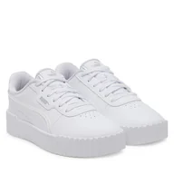 Buty dla dziewczynek - Sneakersy Puma Carina 3.0 Holo 2.0 Jr 402280 01 Biały - miniaturka - grafika 1