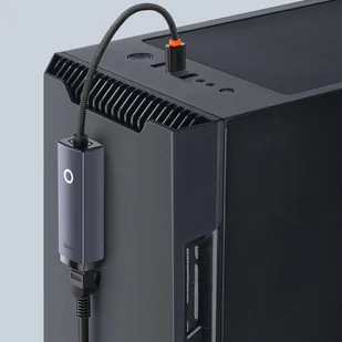 Adapter karta sieciowa LAN Baseus Erhernet przejściówka USB-A do RJ45 1000Mbps - Kable miedziane - miniaturka - grafika 9