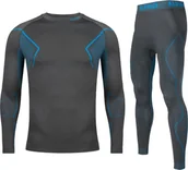 Bielizna sportowa męska - Alpinus Bielizna termoaktywna męska Alpinus Active Base Layer Set szara GT43880 r. M - miniaturka - grafika 1