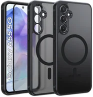 Etui i futerały do telefonów - Etui do Samsung A55 5G do MagSafe MATT CASE WZMACNIANE Szkło 5D PREMIUM - miniaturka - grafika 1