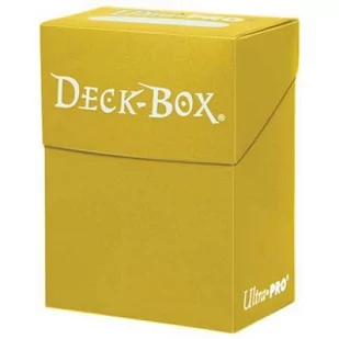 DeckBox Ultra Pro - Zółty - Gadżety dla graczy - miniaturka - grafika 1