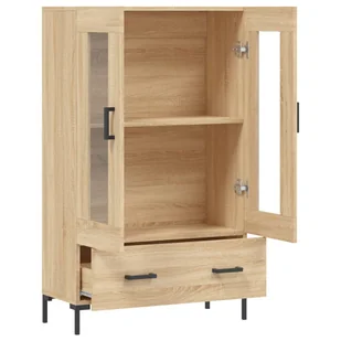 Wysoka szafka, dąb sonoma, 69,5x31x115 cm Lumarko! - Szafki do salonu Wysoka szafka, dąb sonoma, 69,5x31x115 cm Lumarko! - Szafki do salonu - miniaturka - grafika 6