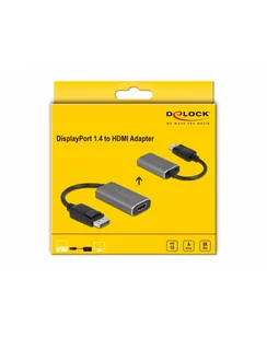 DeLOCK DP Port 1.4> HDMI Ada 8K + HDR - 63118 - Części i akcesoria do laptopów - miniaturka - grafika 1