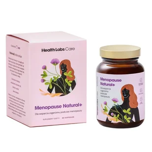 HealthLabs Menopause Natural+ Suplement diety 60 kaps. - Witaminy i minerały - miniaturka - grafika 1