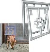 Pozostałe akcesoria dla kotów - Artgos - Furtka Dla Zwierząt Do Moskitiery - Szara - miniaturka - grafika 1