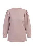 Bluzy damskie - myMo Bluza damska, brudny róż, S - miniaturka - grafika 1