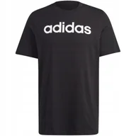 Koszulki męskie - Koszulka męska adidas Essentials Single Jersey Linear Embroidered Logo Tee - miniaturka - grafika 1