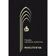 Religia i religioznawstwo - WAM Pamiątka sakramentu małżeństwa Modlitewnik Złoty Czarny Jerzy Lech Kontkowski - miniaturka - grafika 1