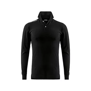 Koszule męskie - Kappa Logo MLS Męska koszula golfowa, czarny, S - grafika 1