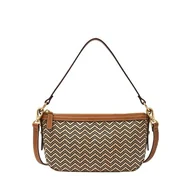 Torebki damskie - Fossil Jolie Brown skórzana lub zamszowa torba Crossbody dla kobiet, Lohbraun, jeden rozmiar - miniaturka - grafika 1
