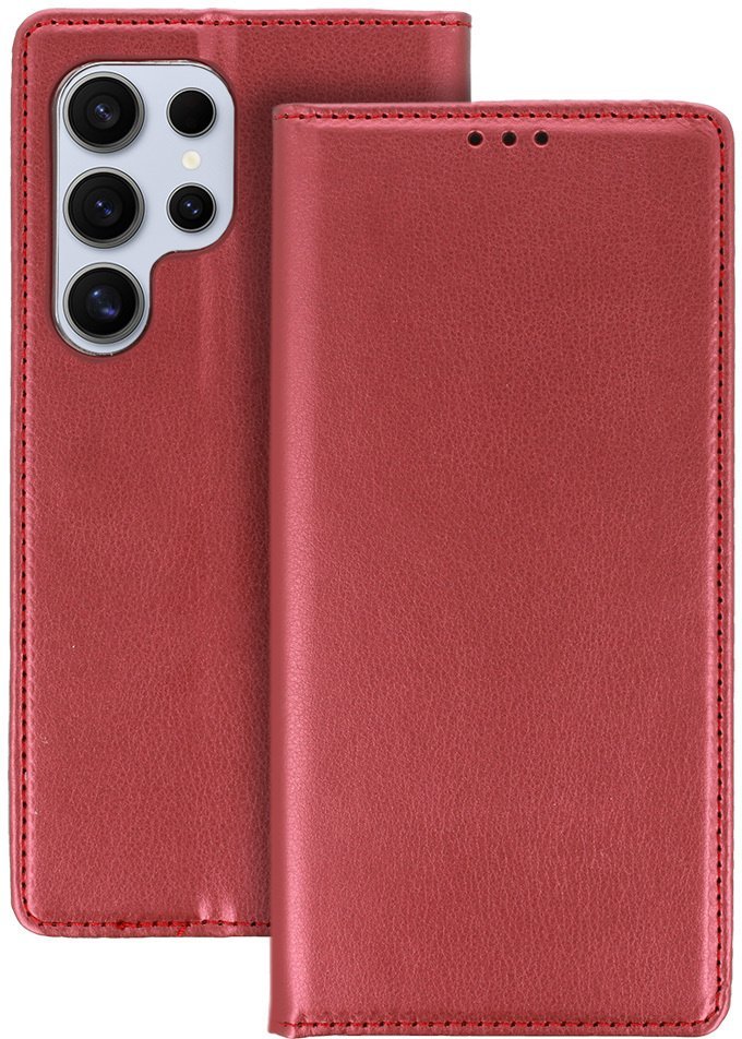 Toptel Kabura Smart Magneto do Motorola Moto G42 burgundowa