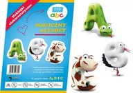 Naklejki na ścianę - Zwierzakowy alfabet TVP ABC - zestaw 3 naklejek elektrostatycznych - miniaturka - grafika 1