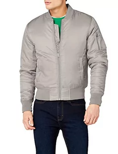 Urban Classics Męska kurtka Basic Bomber Jacket kurtka bomberka, kurtka lotnicza z naszytą kieszenią i zamkiem błyskawicznym na ramieniu, w wielu kolorach, rozmiary S-5XL - Kurtki męskie - miniaturka - grafika 1