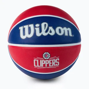 Piłka do koszykówki Wilson NBA Team Tribute Los Angeles Clippers red rozmiar 7 - Koszykówka - miniaturka - grafika 1