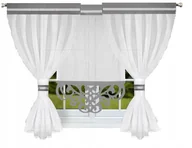 Firany - Komplet Firana Toskania 260x160 PANEL+Zasłony - miniaturka - grafika 1