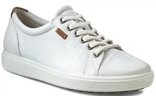 ECCO SOFT 7 Trampki damskie białe skórzane 41 - Trampki damskie - miniaturka - grafika 1