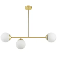 Lampy sufitowe - NOWOCZESNA LAMPA SUFITOWA WISZĄCA KLASYCZNE ZŁOTO FINO W3 - miniaturka - grafika 1