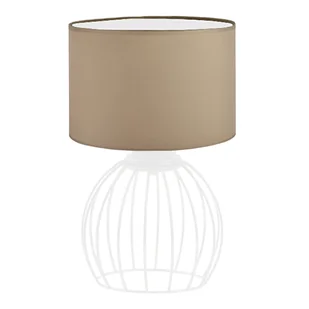Biała lampka nocna w stylu loftowym NASHVILLE - Lampy stojące - miniaturka - grafika 1
