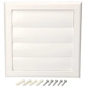 Kratki wentylacyjne - Kratka osłona wentylacyjna żaluzjowa fi 100 mm - KOTARBAU - miniaturka - grafika 1