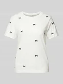 Koszulki i topy damskie - T-shirt z wyhaftowanym motywem model ‘CAMINO’ - miniaturka - grafika 1