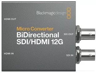 Blackmagic Micro Converter BiDirectional SDI/HDMI Dwukierunkowy 12G (z zasilaczem) -  Raty - Konwertery sieciowe i transceivery - miniaturka - grafika 1