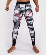 Kimona, stroje i obuwie - Venum Leginsy treningowe Electron 3.0 Szaro-Czerwone XL - miniaturka - grafika 1